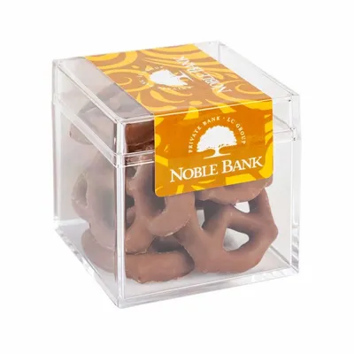 Sweet Boxes with Milk Chocolate Pretzels - Custom Patch Factory