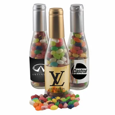Champagne Bottle w/Jelly Bellies 8" - Custom Patch Factory