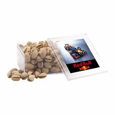 Acrylic Box with Pistachios - Large - Custom Patch Factory