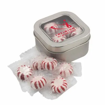 Window Tin with Starlight Peppermints - SBF2500 - Custom Patch Factory