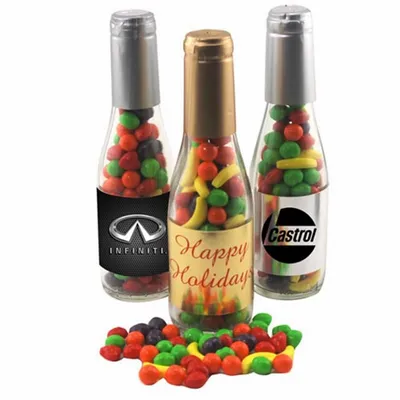 Champagne Bottle with Candy Fruitz 8" - Custom Patch Factory