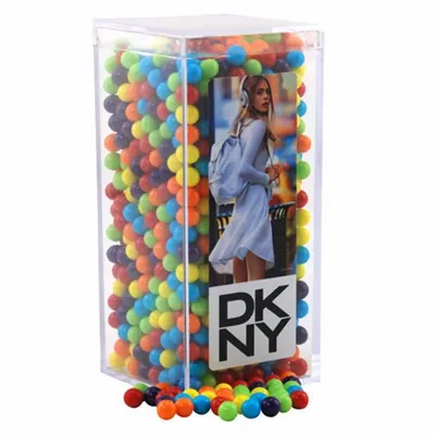 Acrylic Box with Mini Jawbreakers - Medium - Custom Patch Factory