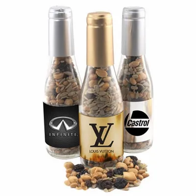 Champagne Bottle with Trail Mix 8" - Custom Patch Factory
