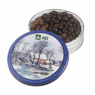 Glad Tidings Tins - Dark Choc Almonds & Milk Choc Cashews - Custom Patch Factory