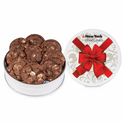 Fresh Beginnings Chocolate Double Chip Cookie Tin (Small) - Custom Patch Factory