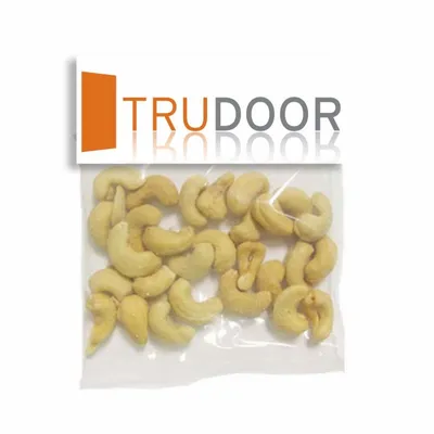 Large Header Bags - Jumbo Salted Cashews - Custom Patch Factory