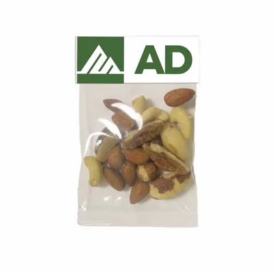 Small Header Bags - Deluxe Mixed Nuts - Custom Patch Factory
