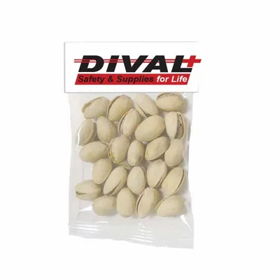 Small Header Bags - Jumbo Salted Pistachios - Custom Patch Factory