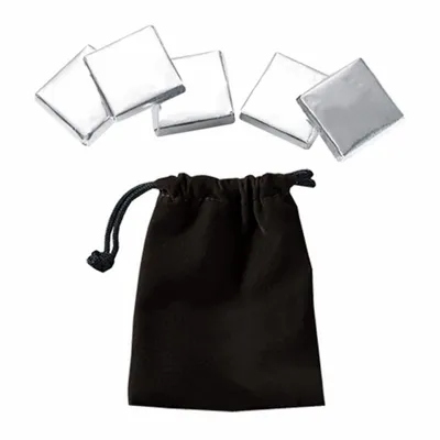 Velour Pouches with Chocolate Squares - Custom Patch Factory