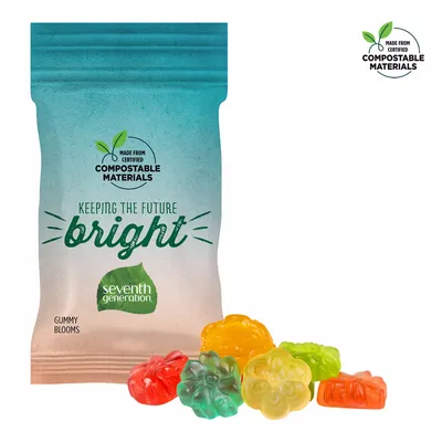 1oz ECO-Digibag, Compostable & Full Color, Gummy Blooms - Custom Patch Factory