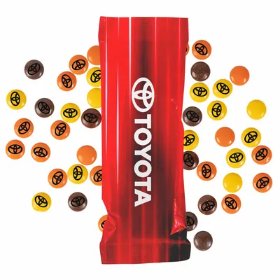 Full Color Tube DigiBag™ with Imprinted Reese's Pieces - Custom Patch Factory