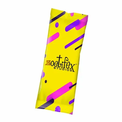 Full Color Tube DigiBag™ with Milk Chocolate Cashews - Custom Patch Factory