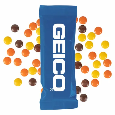 Full Color Tube DigiBag™ with Reese's Pieces - Custom Patch Factory