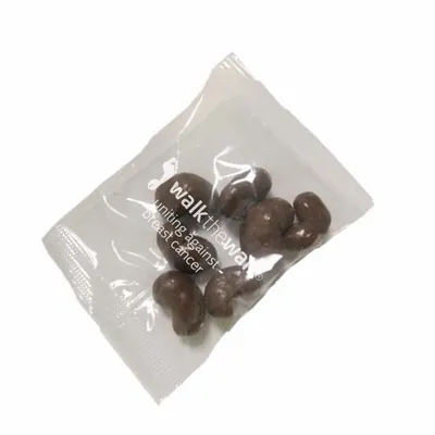 1oz. Goody Bags - Milk Chocolate Cashews - Custom Patch Factory