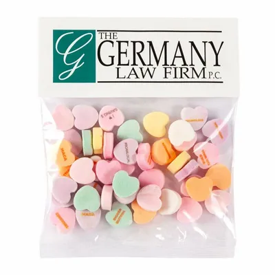 Large Header Bags - Personalized Conversation Hearts - Custom Patch Factory