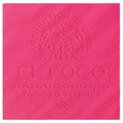 Custom Debossed Dinner Napkin - Custom Patch Factory