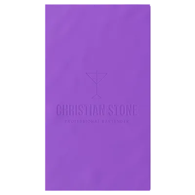 Custom Debossed Guest Towel Napkin - Custom Patch Factory