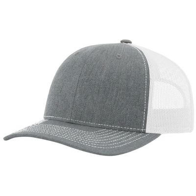 HEATHER GRAY / WHITE - Custom Patch Factory