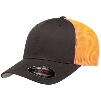 CHARCOAL/NEON ORANGE - Custom Patch Factory