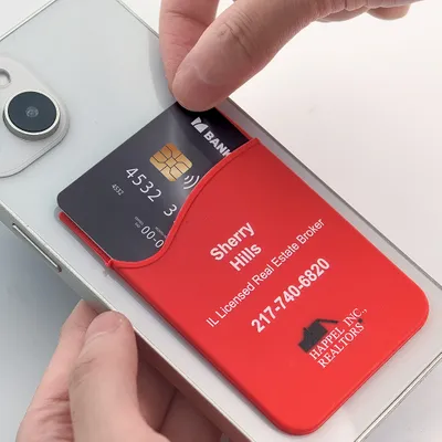 Silicone Phone Wallet Card Holder - Custom Patch Factory