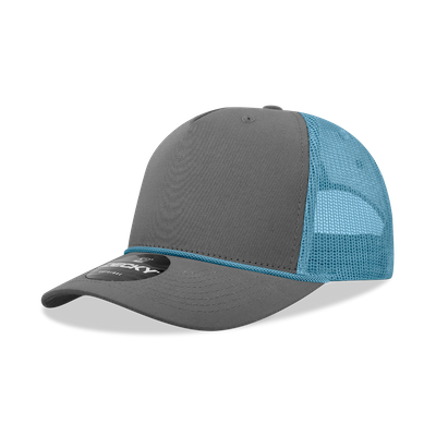 Charcoal/Sky Charcoal/Sky - Custom Patch Factory