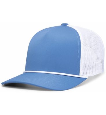 Ocean Blue/White/Ocean Blue - Custom Patch Factory