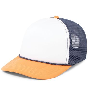 White/Navy/Orange White/Navy/Orange - Custom Patch Factory