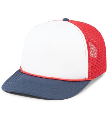 White/Red/Navy White/Red/Navy - Custom Patch Factory