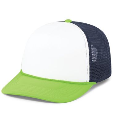 White/Navy/Neon Green White/Navy/Neon Green - Custom Patch Factory