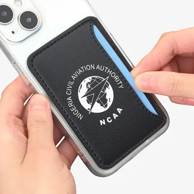 Leather Phone Wallet with Side Slit - Custom Patch Factory