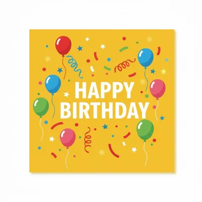 Happy Birthday Napkins - Custom Patch Factory