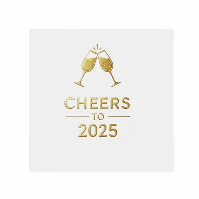 New Years Napkins - Custom Patch Factory