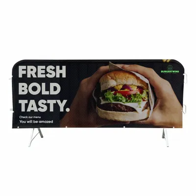 Crowd Barrier Covers - Custom Patch Factory