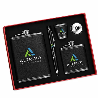 Camping Flask Sets - Custom Patch Factory