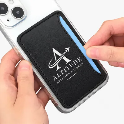Leather Phone Wallet with Side Slit - Custom Patch Factory