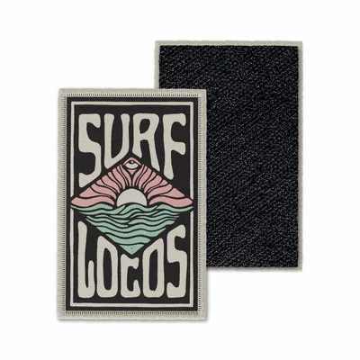 Rectangle Surf Locos Velcro Patch