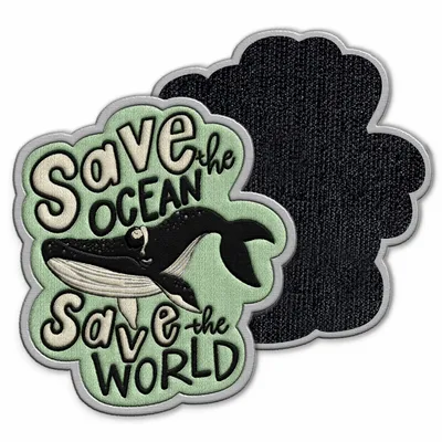 Save the Ocean Velcro Patch