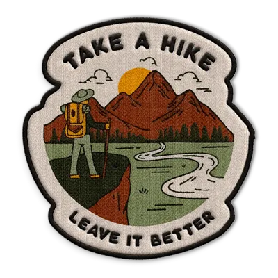 Take A Hike Hat Patch