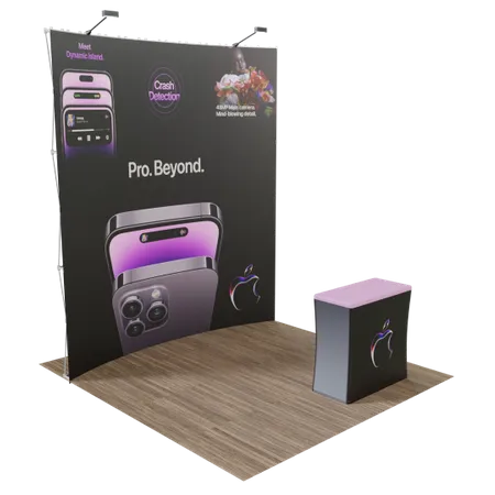 8’ x 8’ Trade Show Displays - Custom Patch Factory