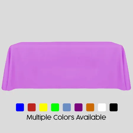 Blank Rectangle Table Throw Cover - Custom Patch Factory