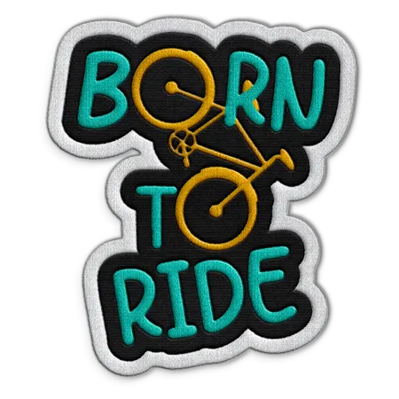 Born To Ride Hat Patch - Custom Patch Factory