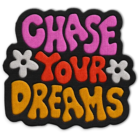 Chase Your Dreams Hat Patch - Custom Patch Factory