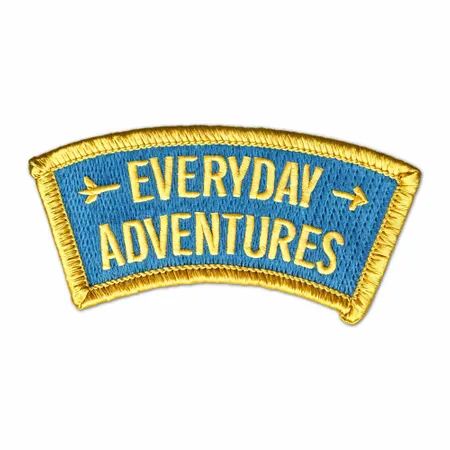 Everyday Adventures Iron On Patch - Custom Patch Factory