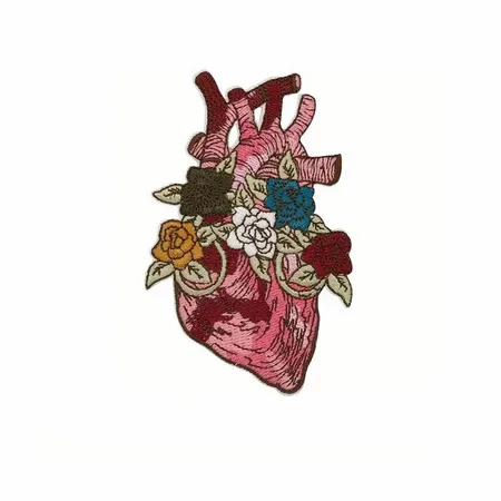 Heart of Flowers Patch - Custom Patch Factory