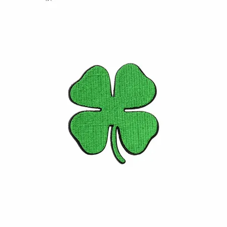 Lucky Four Leaf Clover Patch - Custom Patch Factory