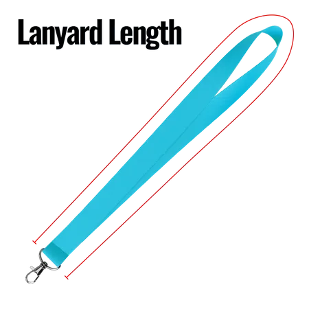Lanyard Length Lanyard Length - Custom Patch Factory