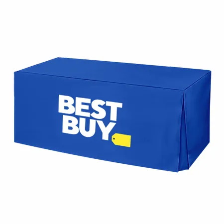 Pleated Corner Table Covers - Custom Patch Factory