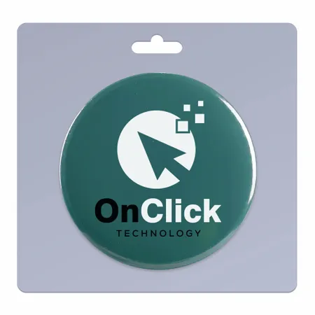 1 pack_Round Lapel Pin 4.00 inch_Plastic Pin - Custom Patch Factory