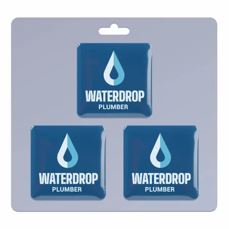 3 pack_Square Lapel Pin 1.25 inch - Custom Patch Factory