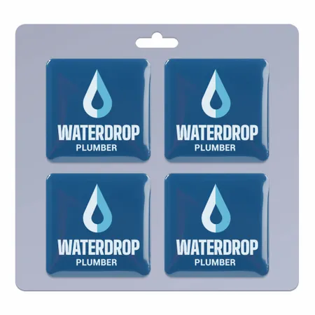 4 pack_Square Lapel Pin 1.25 inch - Custom Patch Factory